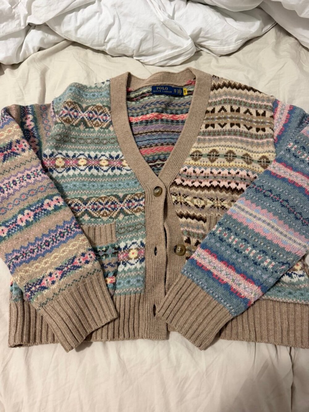 Polo Ralph Lauren Fair Isle Wool-Blend Cardigan
